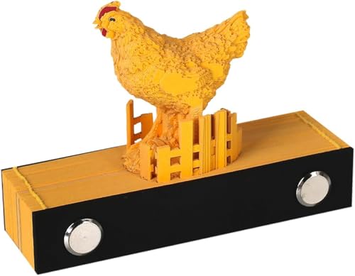 ArrGo 3D-Notizblock Mini Zwölf Sternzeichen Tiere 3D-Notizblöcke Blocknotizen 3D-Kunstpapier Geschnitzte Haftnotizen Neujahrsgeschenk(Rooster) von ArrGo