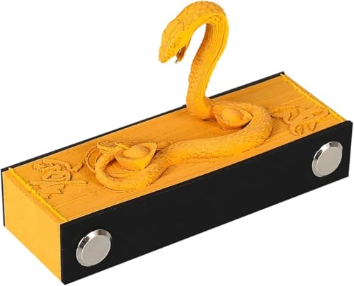 ArrGo 3D-Notizblock Mini Zwölf Sternzeichen Tiere 3D-Notizblöcke Blocknotizen 3D-Kunstpapier Geschnitzte Haftnotizen Neujahrsgeschenk(Snake) von ArrGo