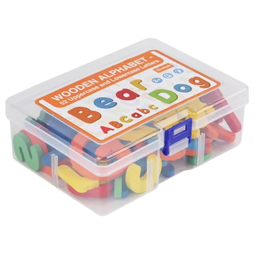 Arroopu Alphabet Lernspiel Für Kinder | 52 Teile Buchstabier Holzletters - Vorschule Lernaktivitäten Wortschatzaufbau Lesepraxis Buchstabenerkennung Klassenzimmer Haus Heimunterricht Arroopu Alphabet Lernspiel Für Kinder | 52 Teile Buchstabier Holzletters - Vorschule Lernaktivitäten Wortschatzaufbau Lesepraxis Buchstabenerkennung Klassenzimmer Haus Heimunterricht von Arroopu