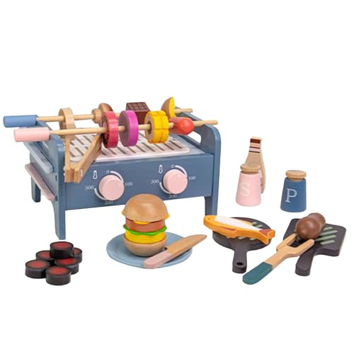 Arroopu Kinder BBQ Grill Spielzeug-Set | Spielzeug Küchenset,Interaktives Lernspielzeug Fördern Motorik Hand-Auge-Koordination Kinderkrippe Zuhause Spielen Mädchen Arroopu Kinder BBQ Grill Spielzeug-Set | Spielzeug Küchenset,Interaktives Lernspielzeug Fördern Motorik Hand-Auge-Koordination Kinderkrippe Zuhause Spielen Mädchen von Arroopu