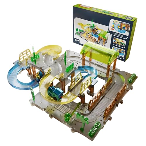 Arroopu Zugset - Elektrische Kinder Eisenbahn,Pädagogisches Lernspielzeug Für Geburtstag Stadt Bauernhof Sammlung Hobby Arroopu Zugset - Elektrische Kinder Eisenbahn,Pädagogisches Lernspielzeug Für Geburtstag Stadt Bauernhof Sammlung Hobby von Arroopu