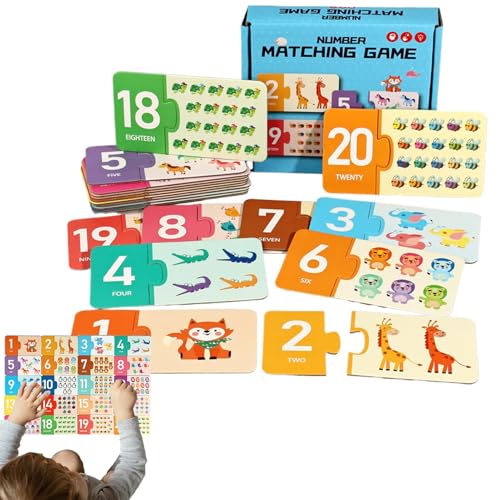 Arroopu Zuordnungsspiel Für Kinder - Alphabet Zahlen Zuordnungsspielkarten,Eltern-Kind Interaktives Lernspielzeug für Kinder von 1,5–6 Jahren Gemeinsam Zuhause & Unterwegs Arroopu Zuordnungsspiel Für Kinder - Alphabet Zahlen Zuordnungsspielkarten,Eltern-Kind Interaktives Lernspielzeug für Kinder von 1,5–6 Jahren Gemeinsam Zuhause & Unterwegs von Arroopu