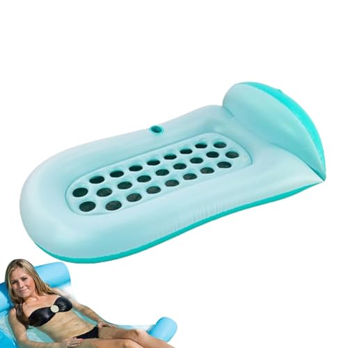 Arrovarp Aufblasbarer Schwimmer, Poolschwimmer für Erwachsene,Wasser-Pool-Schwimmer - PVC-Schwimmposen für Erwachsene, aufblasbares Sonnenbadewannen-Lounge-Floß, Mehrzweck-Floatie-Bettmattenauflage von Arrovarp