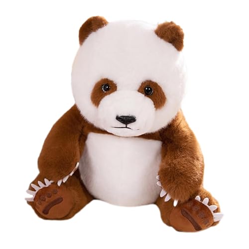 Arrovarp Panda-Plüsch,Panda-Stofftier,Weiches Tier-Plüschtier, süße Panda-Puppe, 30 cm | Raumdekoration, umarmbares Spielzeug-Wurfkissen für Kinder, Erwachsene, Wohnzimmer, Schlafzimmer, Kinderzimmer von Arrovarp