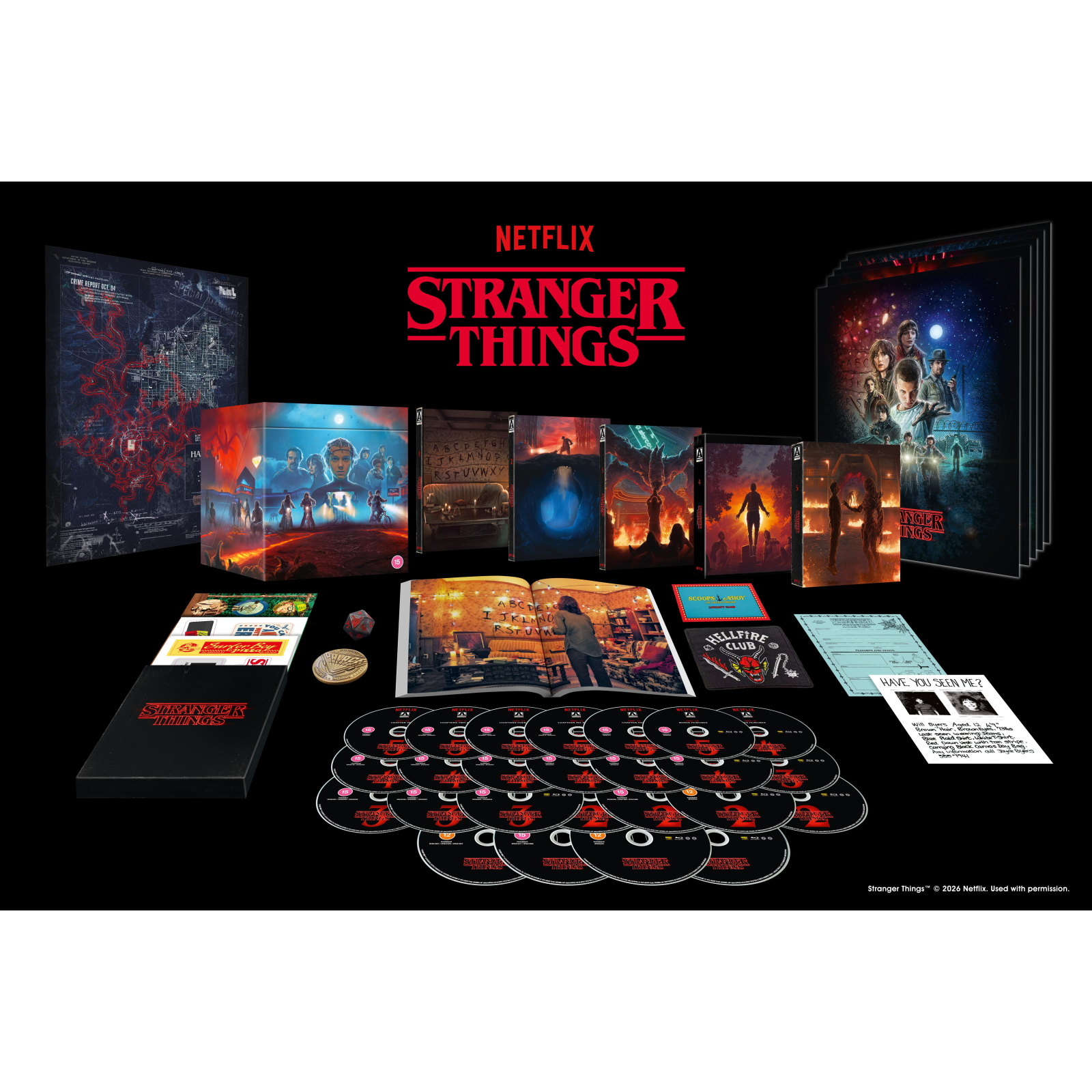 Stranger Things: The Complete Series Deluxe Edition Stranger Things: The Complete Series Deluxe Edition von Arrow Films