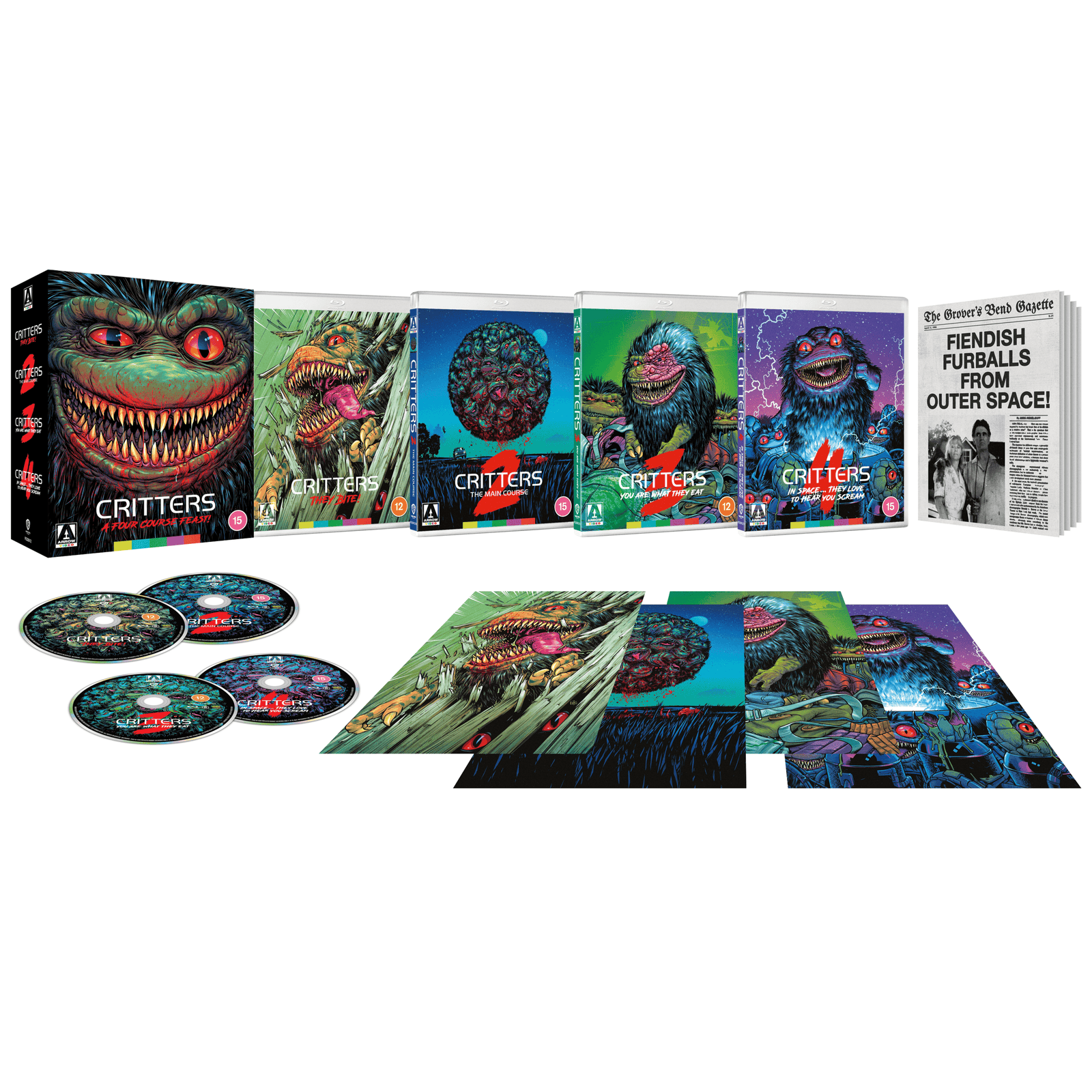 Critters: A Four Course Feast! Limited Edition Blu-ray Critters: A Four Course Feast! Limited Edition Blu-ray von Arrow Video