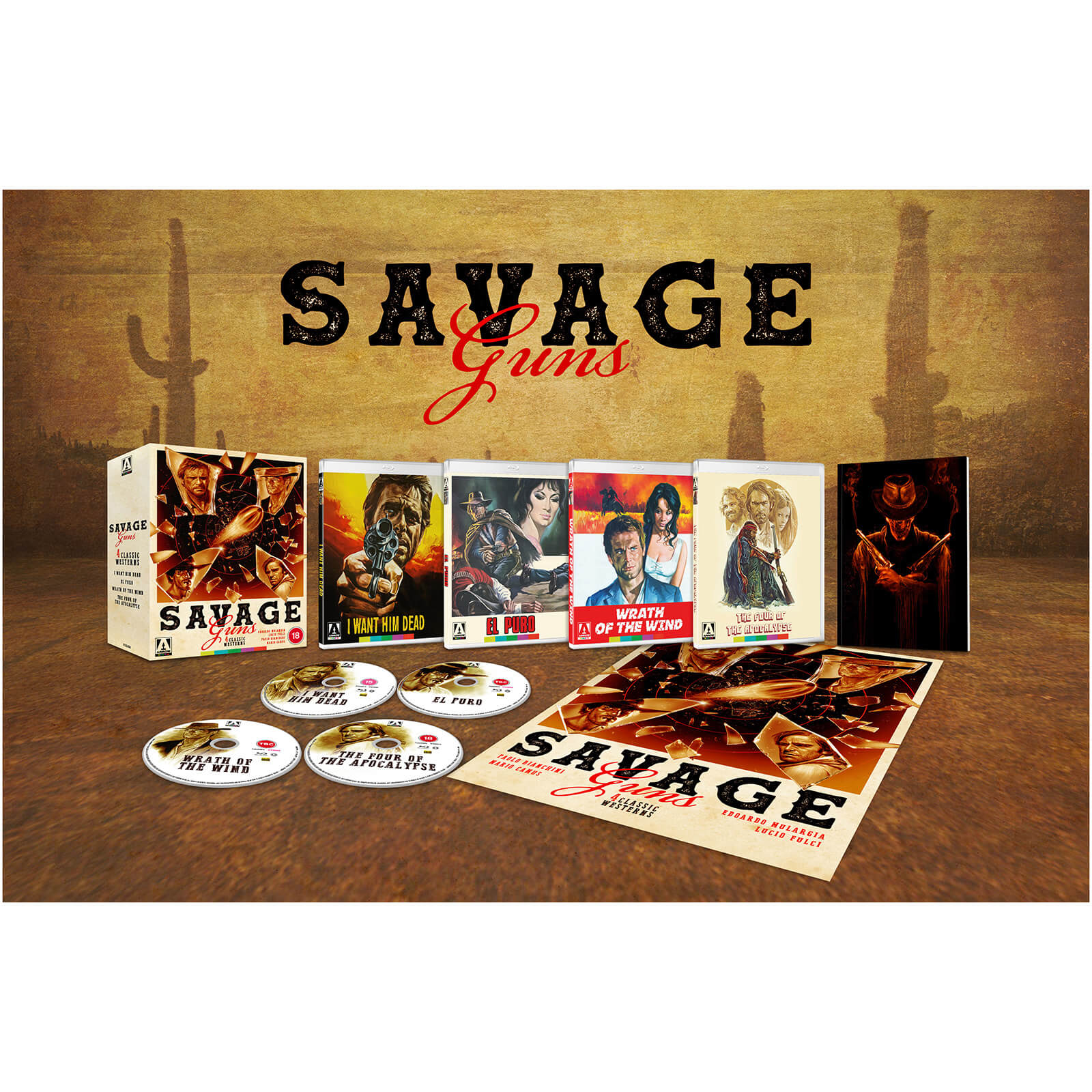 Savage Guns: Four Classic Westerns Vol 3 - Limited Edition von Arrow Video