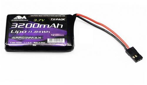 ArrowMax Modellbau-Senderakku (LiPo) 3.7V 3200 mAh Stick JR von ArrowMax