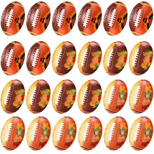 Arrowbash 24 Stück Thanksgiving-Stress-Fußbälle, 8,6 cm, Mini-Fußbälle, Großpackung, Erntedankfest, Herbst, Partyzubehör, kleine Stressabbau-Geschenke für Zuhause, Büro, Schule, Outdoor-Zubehör Arrowbash 24 Stück Thanksgiving-Stress-Fußbälle, 8,6 cm, Mini-Fußbälle, Großpackung, Erntedankfest, Herbst, Partyzubehör, kleine Stressabbau-Geschenke für Zuhause, Büro, Schule, Outdoor-Zubehör von Arrowbash