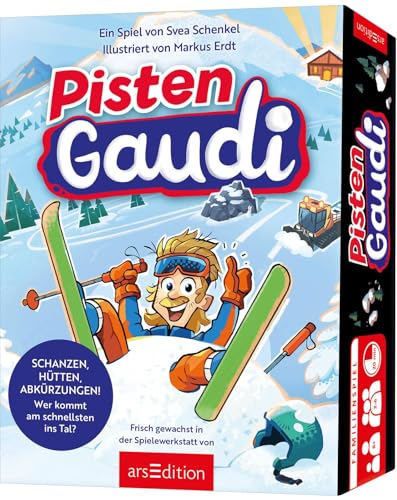 Pistengaudi - Familienspiel - Kartenspiel - 2-5 Spieler - ab 8 Jahre - 15 Minuten Pistengaudi - Familienspiel - Kartenspiel - 2-5 Spieler - ab 8 Jahre - 15 Minuten von Ars Edition