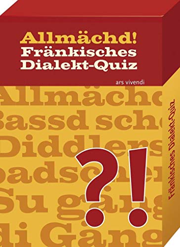 ars vivendi 4250364113243 - Allmächd - Fränkische Dialekt-Quiz von Ars Vivendi