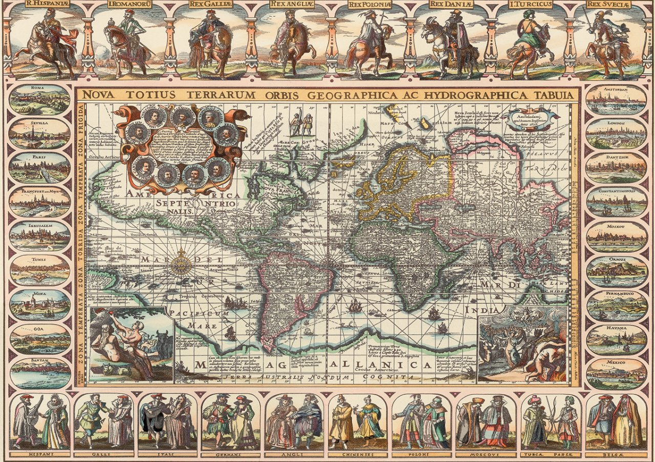 Art Puzzle Ancient World Map 1000 Teile Puzzle Art-Puzzle-4584 von Art Puzzle