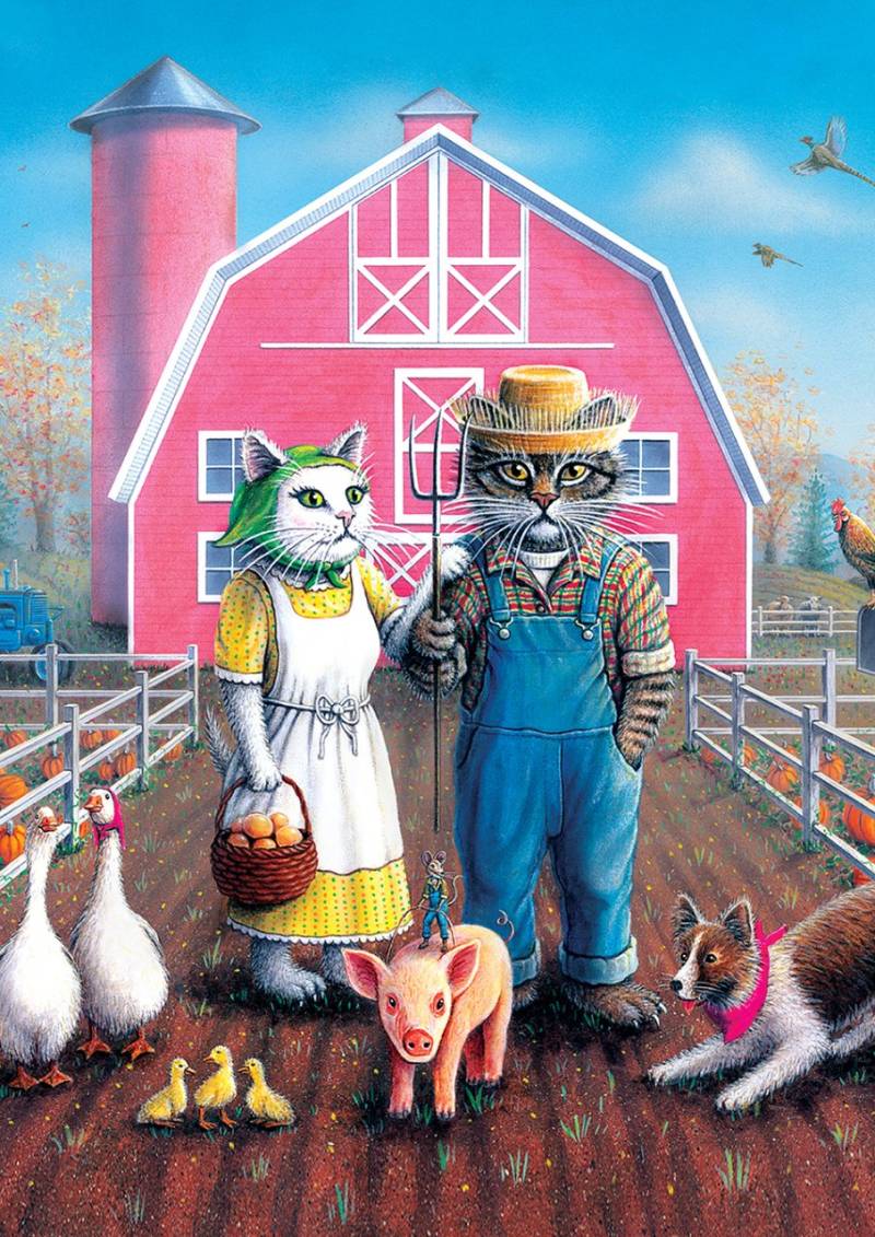 Art Puzzle Katzenfarm 260 Teile Puzzle Art-Puzzle-5028 von Art Puzzle