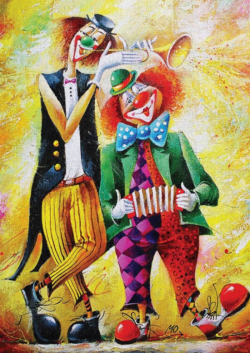 Art Puzzle Clowns Musiker 260 Teile Puzzle Art-Puzzle-5030 von Art Puzzle