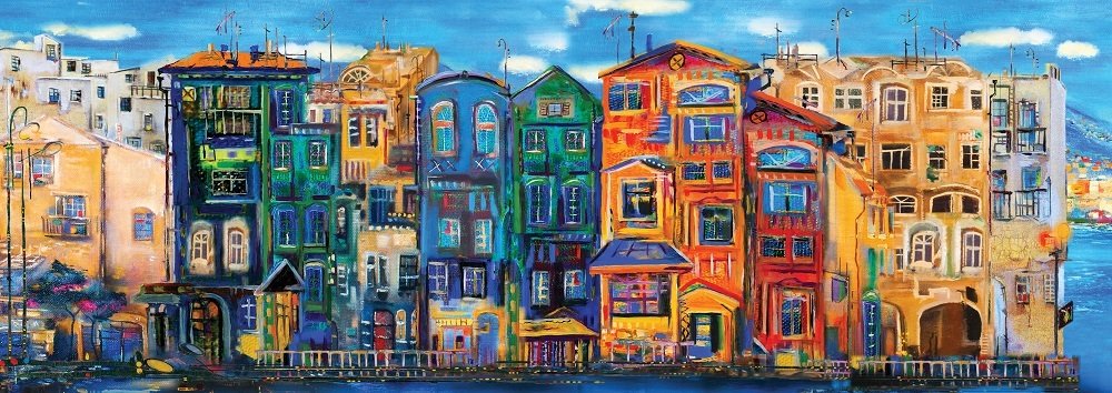 Art Puzzle Color Town 1000 Teile Puzzle Art-Puzzle-5350 von Art Puzzle