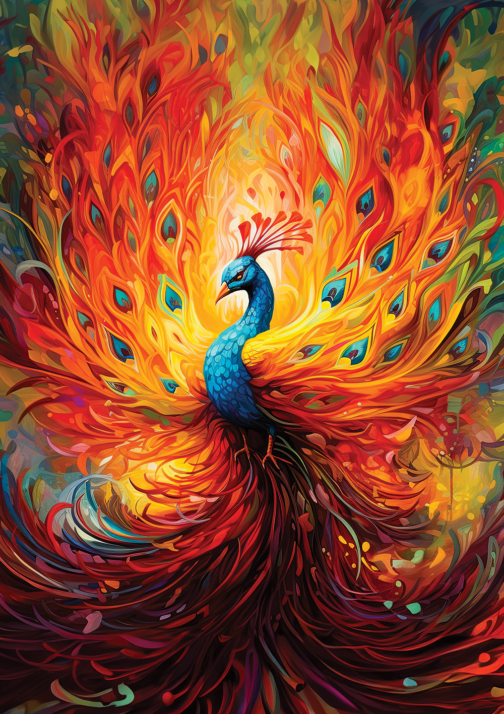 Art Puzzle Colorful Peacock 1500 Teile Puzzle Art-Puzzle-5404 von Art Puzzle