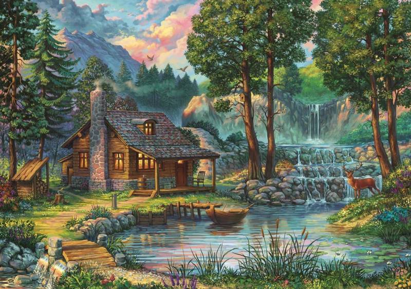 Art Puzzle Fairytale House 1000 Teile Puzzle Art-Puzzle-4223 von Art Puzzle