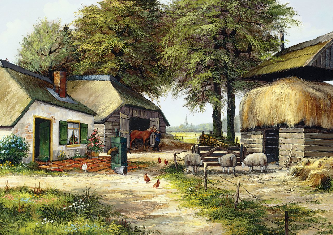 Art Puzzle Farm House 1000 Teile Puzzle Art-Puzzle-5181 von Art Puzzle