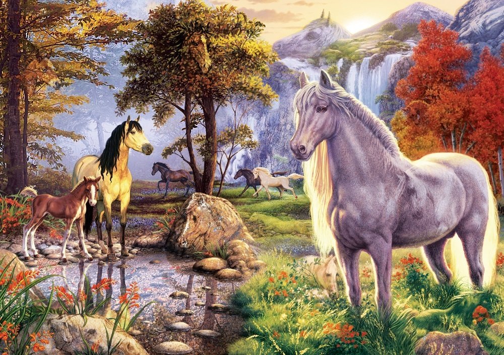 Art Puzzle Hidden Horses 1000 Teile Puzzle Art-Puzzle-5215 von Art Puzzle