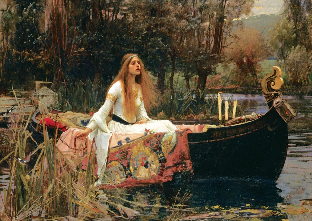 Art Puzzle John William Waterhouse - The Lady of Shalott, 1888 2000 Teile Puzzle Art-Puzzle-5478 von Art Puzzle