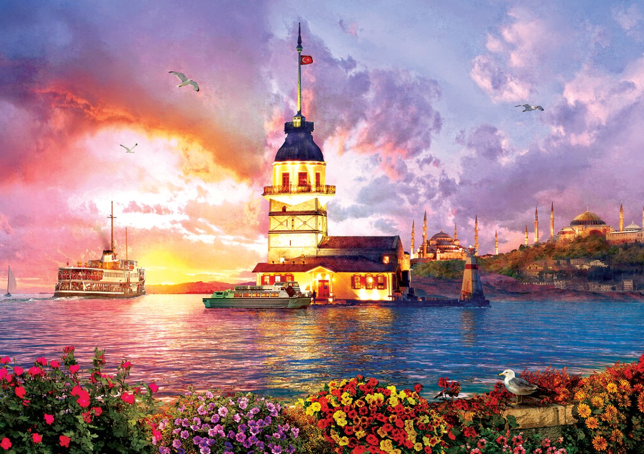 Art Puzzle Maiden's Tower 1000 Teile Puzzle Art-Puzzle-5179 von Art Puzzle