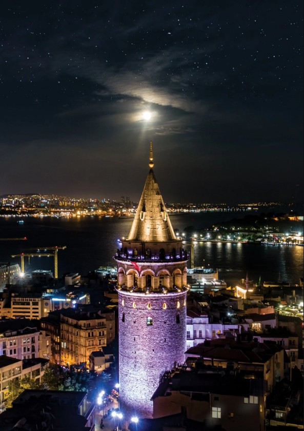 Art Puzzle Neon Puzzle - Galata Tower 1000 Teile Puzzle Art-Puzzle-5241 von Art Puzzle