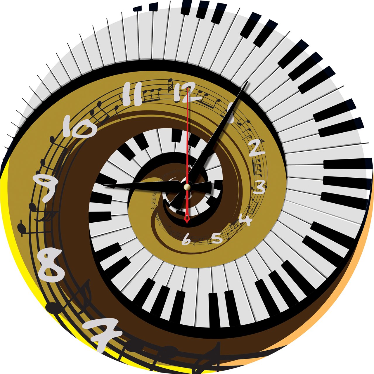 Art Puzzle Puzzle-Uhr - Rhythm of Time 570 Teile Puzzle Art-Puzzle-5006 von Art Puzzle