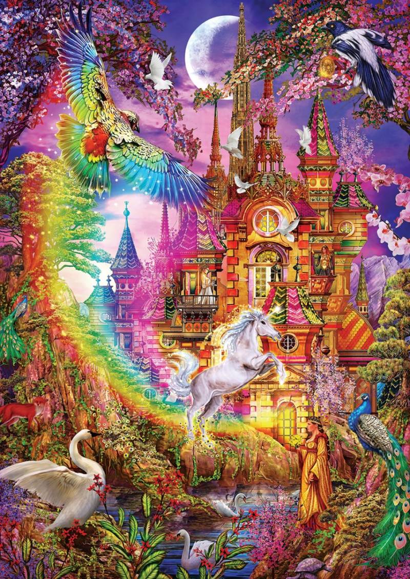 Art Puzzle Schloss Regenbogen 500 Teile Puzzle Art-Puzzle-5075 von Art Puzzle