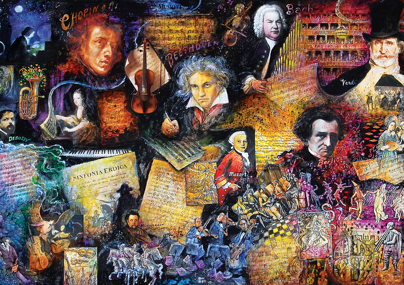 Art Puzzle The Doyens Of Music 500 Teile Puzzle Art-Puzzle-5109 von Art Puzzle