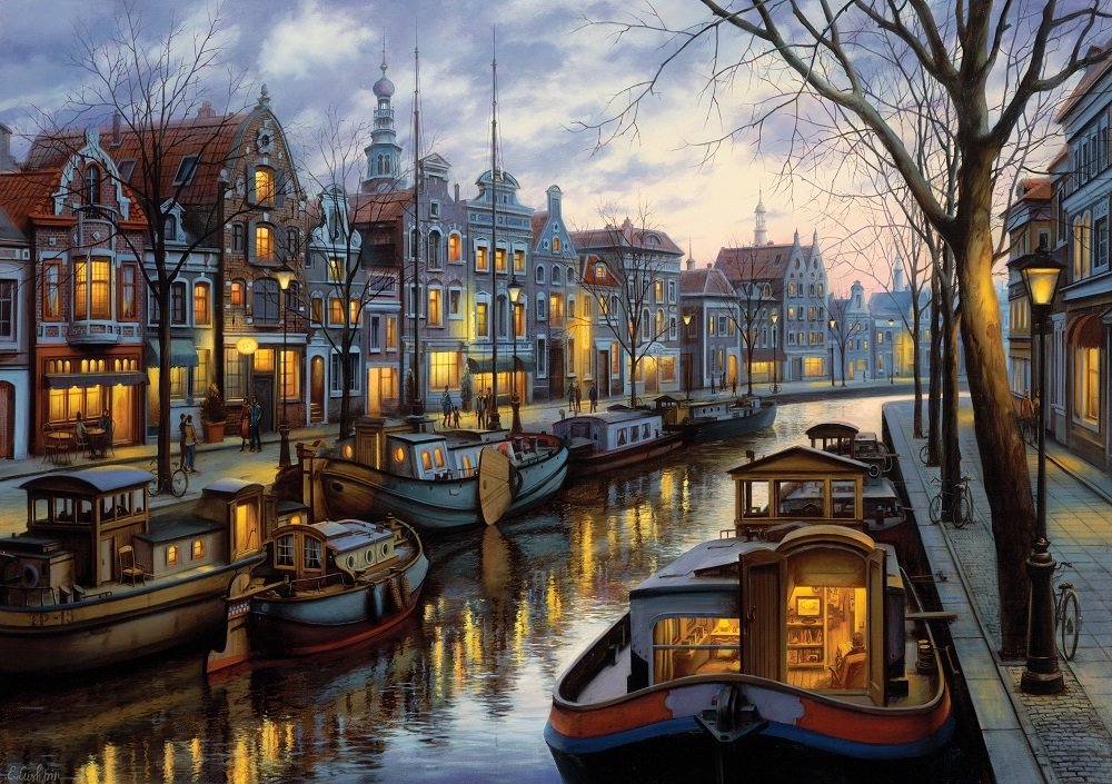 Art Puzzle The Light of the Canal 1500 Teile Puzzle Art-Puzzle-5389 von Art Puzzle