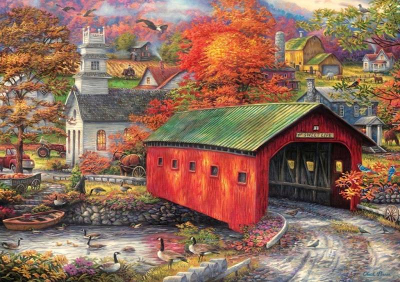 Art Puzzle Die Brücke des Süßen Lebens 3000 Teile Puzzle Art-Puzzle-5528 von Art Puzzle