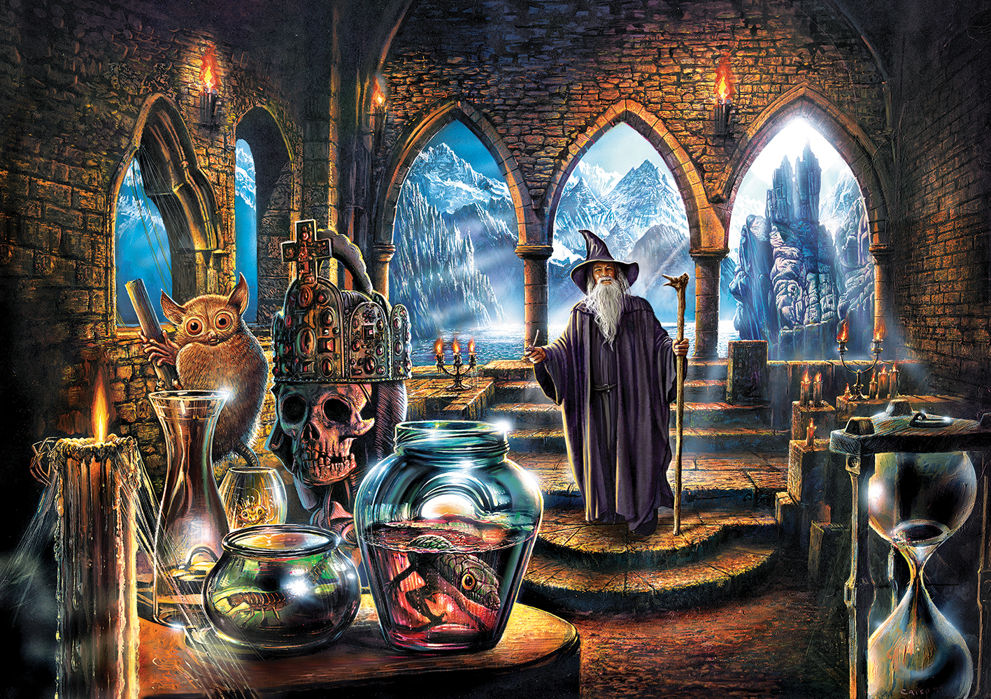 Art Puzzle The Wizard's Castle 1000 Teile Puzzle Art-Puzzle-5268 von Art Puzzle