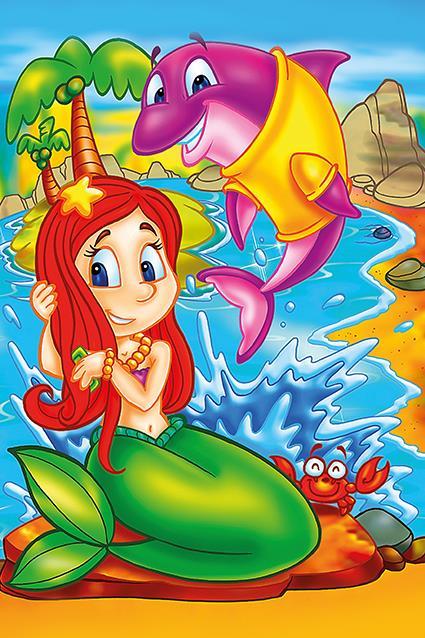 Art Puzzle Wooden Puzzle - Mermaid and Friends 16 Teile Puzzle Art-Puzzle-5858 von Art Puzzle