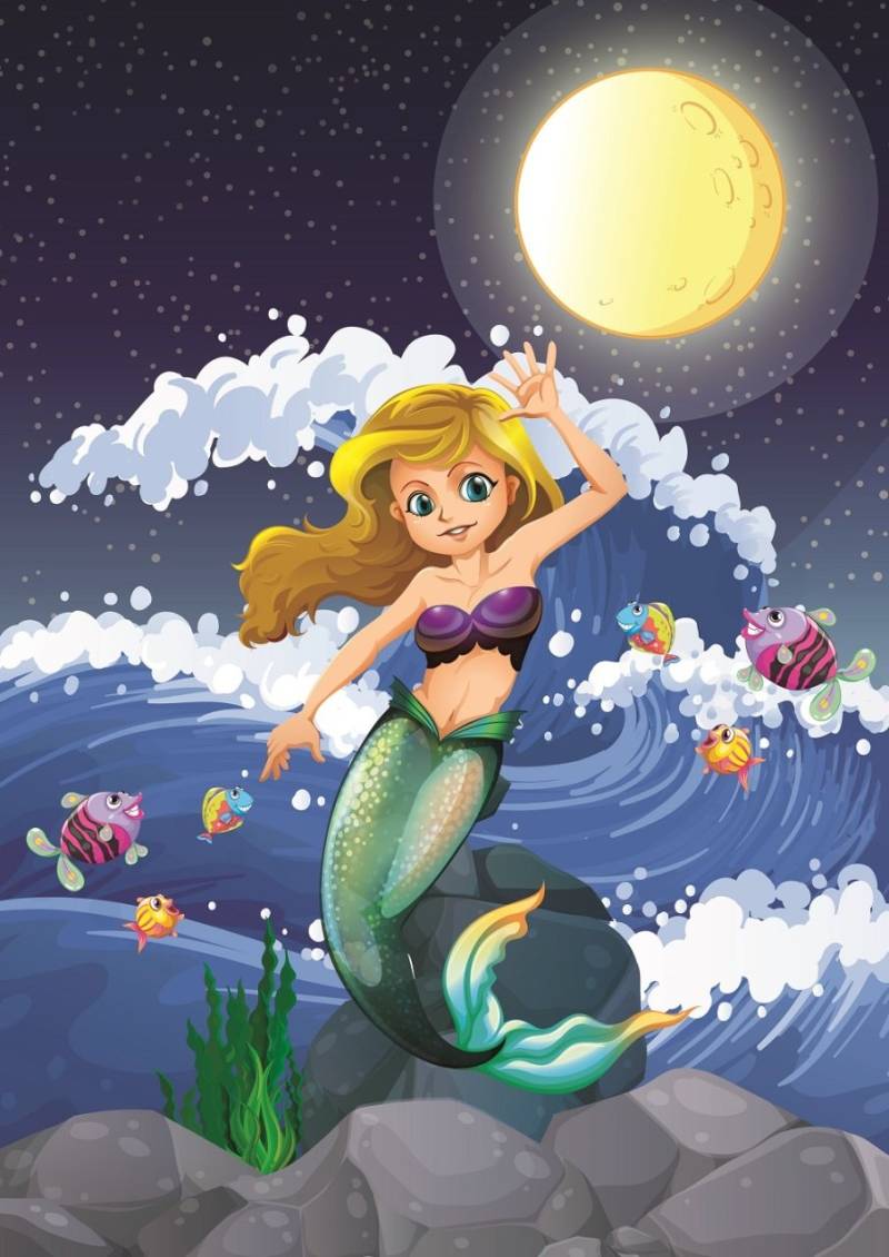 Art Puzzle XXL Teile - Moonlight Mermaid 50 Teile Puzzle Art-Puzzle-5601 von Art Puzzle