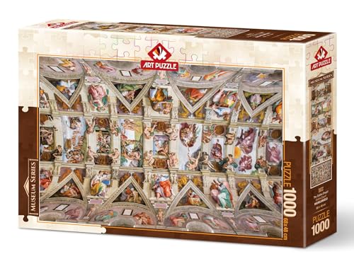 Puzzle mit 1000 Teilen: Die Sixtinische Kapelle von Art Puzzle