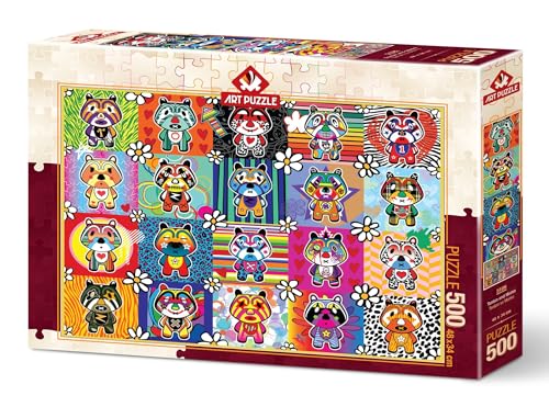 Puzzle mit 500 Teilen: Tantan und Momo | Herausforderndes Puzzle für Erwachsene | Premium-Qualität, ideales Geschenk für Puzzle-Enthusiasten und Familienspaß | Gedankenfesselnde Unterhaltung und von Art Puzzle