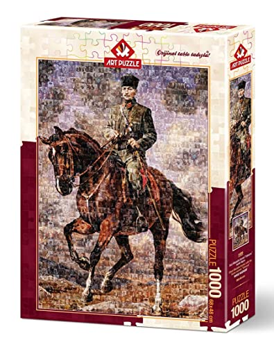 Unbekannt Heidi heidi4406 Ghazi Mustafa Kemal zu Pferd SAKARYA Art Puzzle (1000 Teile) von Art Puzzle