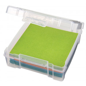 ArtBin Kunststoffbox für Stoff / Filz und Zubehör Transparent 16x17x5, von ArtBin