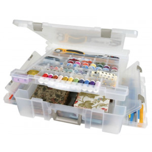 ArtBin Super Sachtel Deluxe Kunststoffbox transparent 43,8x42,5x12,7cm von ArtBin