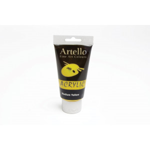 Artello Fine Art Acrylfarbe Gelb 75ml von Artello