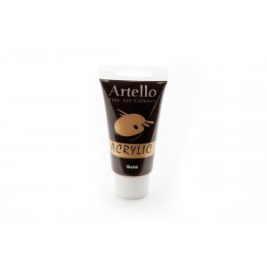 Artello Fine Art Acrylfarbe Gold 75ml von Artello