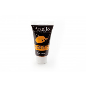 Artello Fine Art Acrylfarbe Mango-Gelb 75ml von Artello