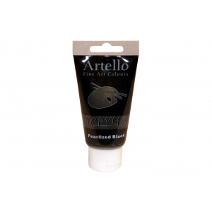 Artello Fine Art Acrylfarbe Perlschwarz 75ml von Artello