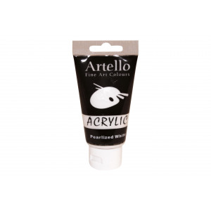 Artello Fine Art Acrylfarbe Perlweiß 75ml von Artello