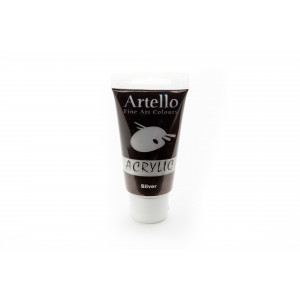 Artello Fine Art Acrylfarbe Silber 75ml von Artello