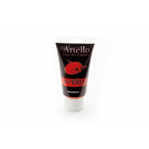 Artello Fine Art Acrylfarbe Zinnober Rot 75ml von Artello