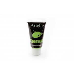 Artello Fine Art Acrylfarbe Zitronengrün 75ml von Artello