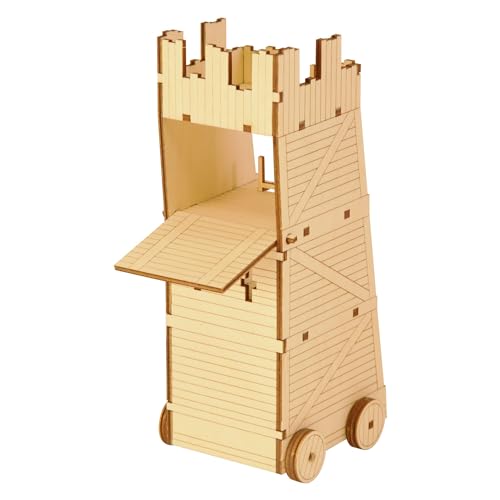 Artem Arbor OÜ Wooden Siege Tower Toy | Constructor | 8 × 11 × 25 cm | DIY | von Artem Arbor OÜ