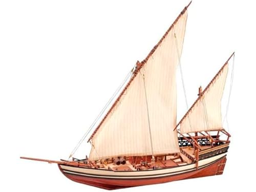 Artesanía Latina - Holzmodellschiff - Dhow Árabe Sultan - Modell 22165, Maßtab 1:60 - Modelle zu bauen - Mittleres Niveau von Artesanía Latina