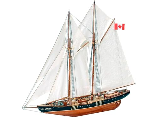 Artesanía Latina - Holzmodellschiff – Kanadischer Schoner, Bluenose II - Modell 22453, Maßtab 1:75 - Modelle zu Bauen - Mittleres Niveau von Artesanía Latina